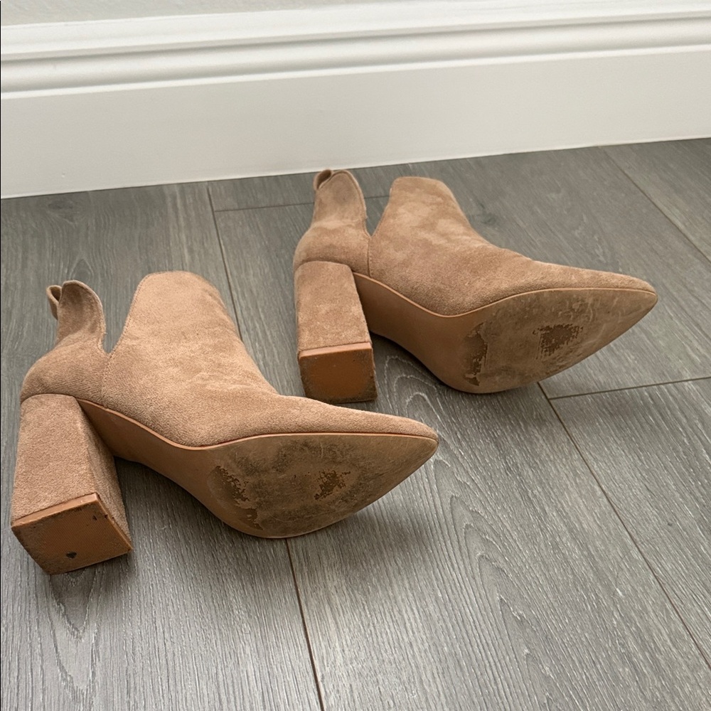 Cape Robbin Brown Suede Heeled Boots - Picture 4 of 4